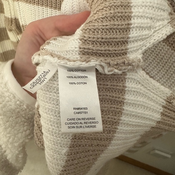 Calvin Klein Striped Sweater - Picture 4 of 5